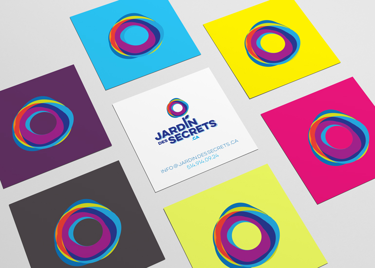 gisele h Branding et charte graphique Jardin des secrets